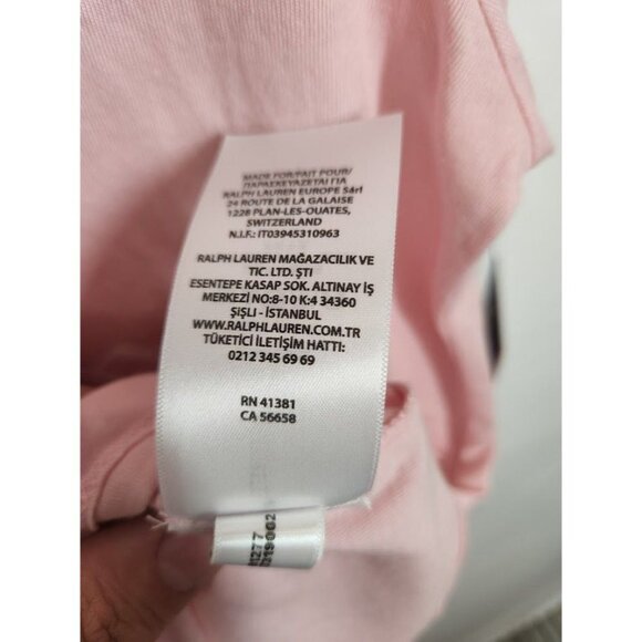 NWT Girls Polo Ralph Lauren Constellation Tee in Print Shop Pink Size XL - Picture 6 of 7